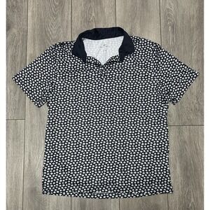 Grayson & Dunn Golf Polo Shirt Men's L  Clover Print All Over Print Performance